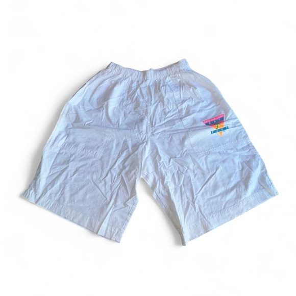 Miro Cabo San Lucas Vintage 80's White Beach Swimming Shorts size 2XL - Picture 1 of 8